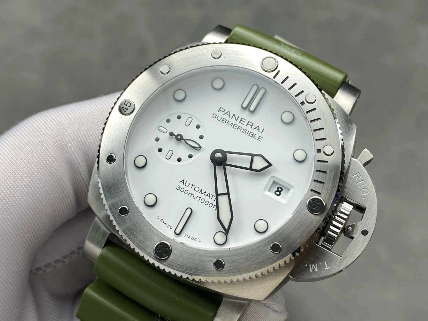 Lightweight CBD Factory Panerai Submersible QuarantaQuattro Bianco 44mm PAM01226 1:1 Super Clone – DDP.900 Movement 414